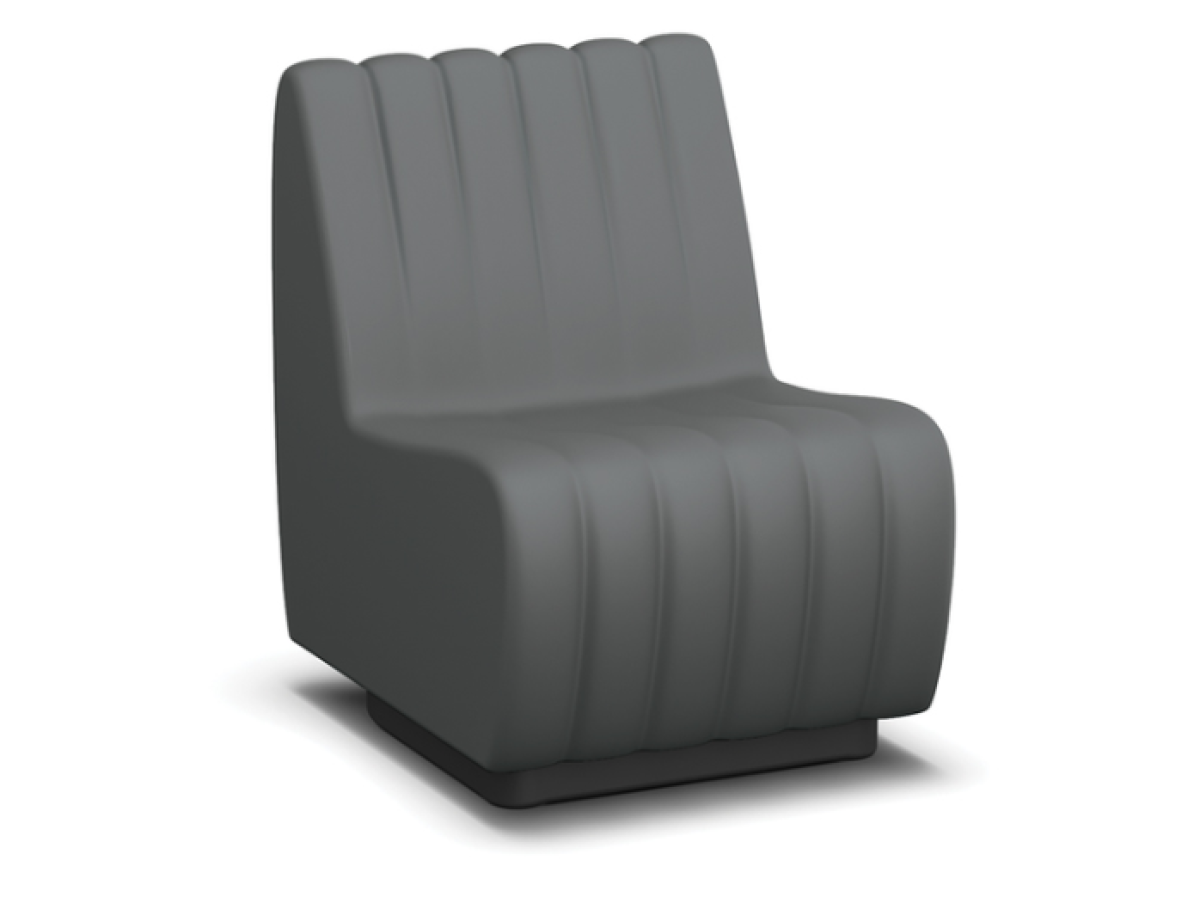 Ripple Lounge Armless Chair 